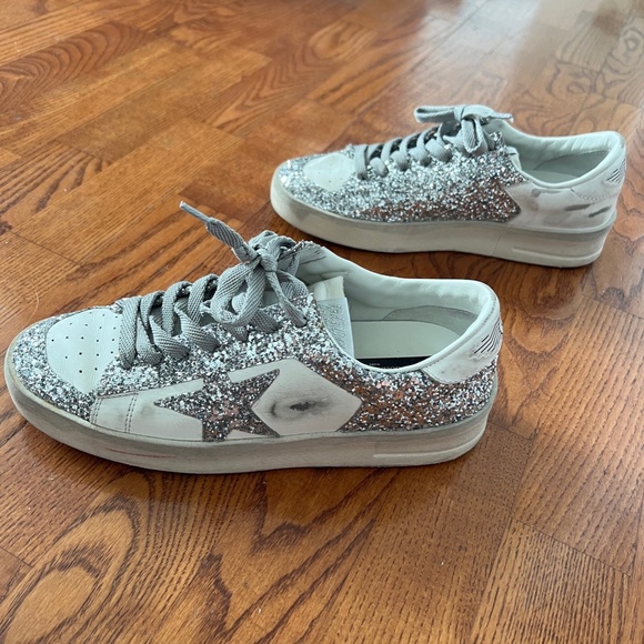 Golden Goose Women's Stardan Glitter, size 8, only worn ONCE! Box and dust bag! - Picture 3 of 9